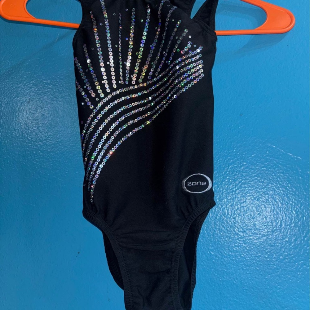 Black Sequin Leotard